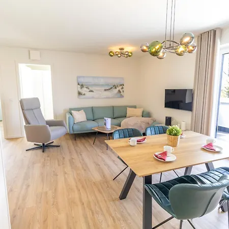 Kuestenperle - Penthousewohnung Mit 2 Schlafzimmern Und Sauna * Tossens