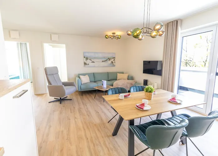 Kuestenperle - Penthousewohnung Mit 2 Schlafzimmern Und Sauna * Tossens